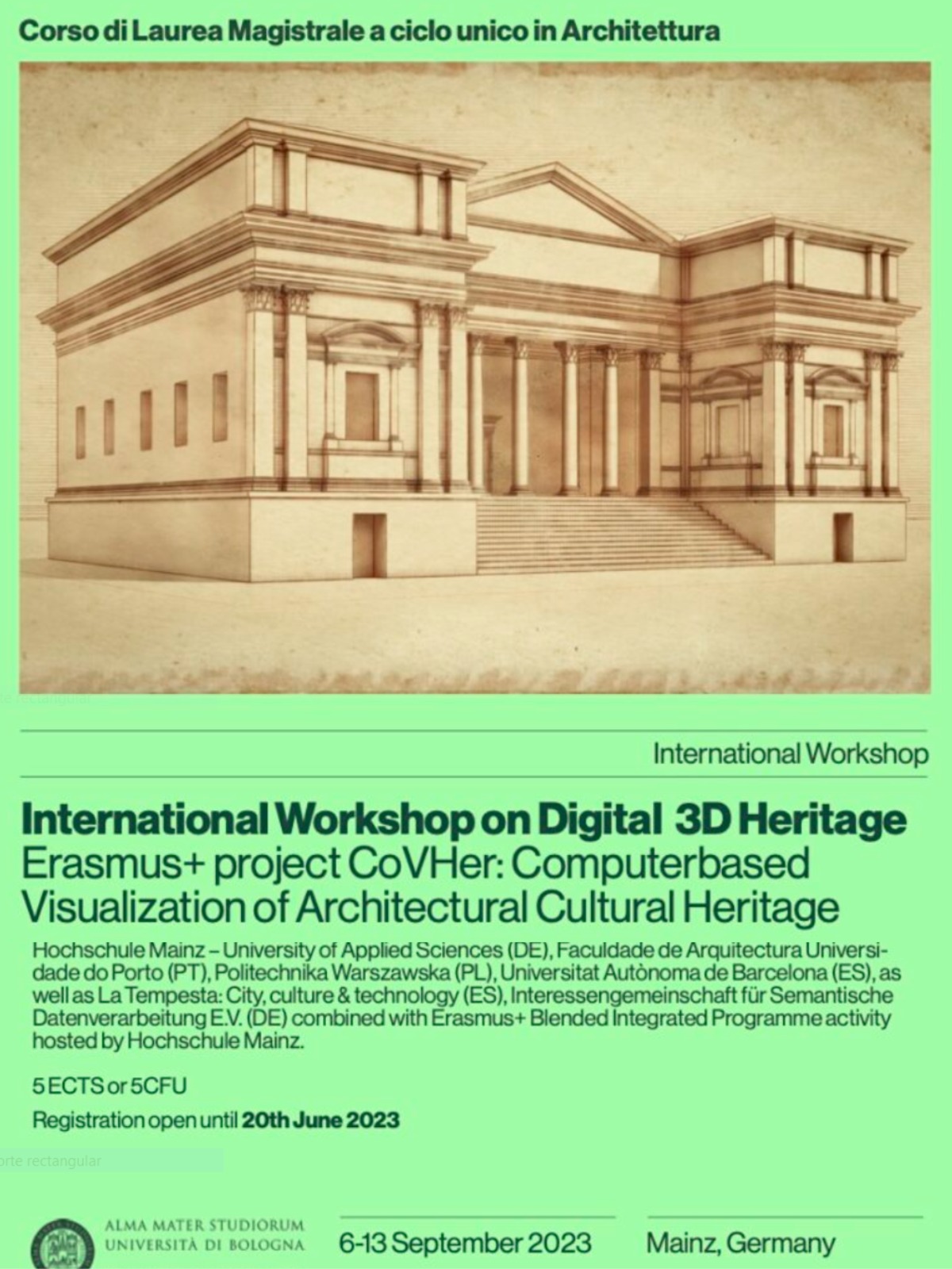 Computer-based Visualization of Architectural Cultural Heritage CovHer
